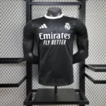 Real Madrid 2025-26 Black Classic Co-Branded Jersey Player Version