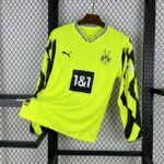 Borussia Dortmund 2025-26 Neon Yellow Goalkeeper Long Sleeve Jersey