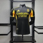 Real Madrid 2025-26 Black Yellow Panel Special Edition Jersey Player Version