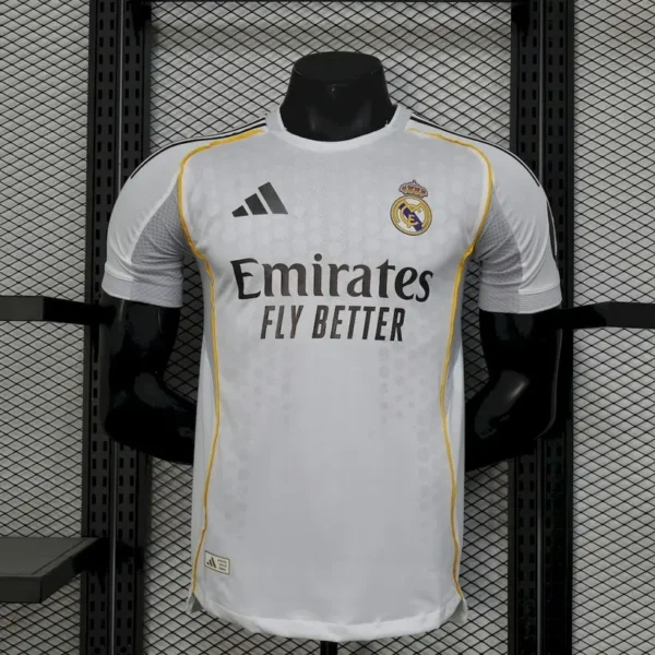 Real Madrid 2025-26 Home Jersey Player Version