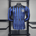 Inter Milan 2025-26 Home Long Sleeve Jersey Player Version