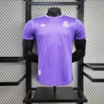 Real Madrid 2025-26 Purple Stripe Co-Branded Jersey Player Version