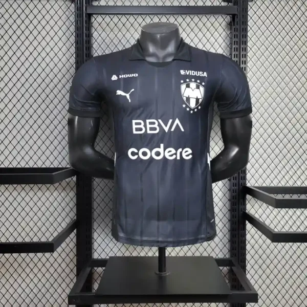 CF Monterrey 2025-26 Black Training Jersey Player Version