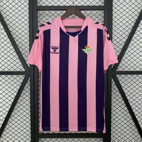 Real Betis 2025-26 Pink Purple Striped Special Edition Jersey