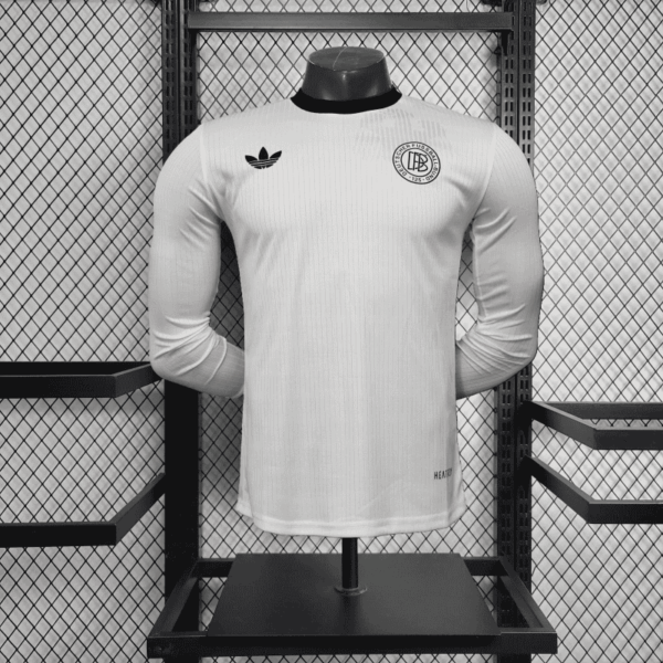 Germany 2025-26 White 125th Anniversary Edition Long Sleeve Jersey Player Version