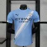 Manchester City 2025-26 Home Jersey Player Version