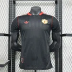 Manchester United 2025-26 Black Red Stripes Special Edition Jersey Player Version