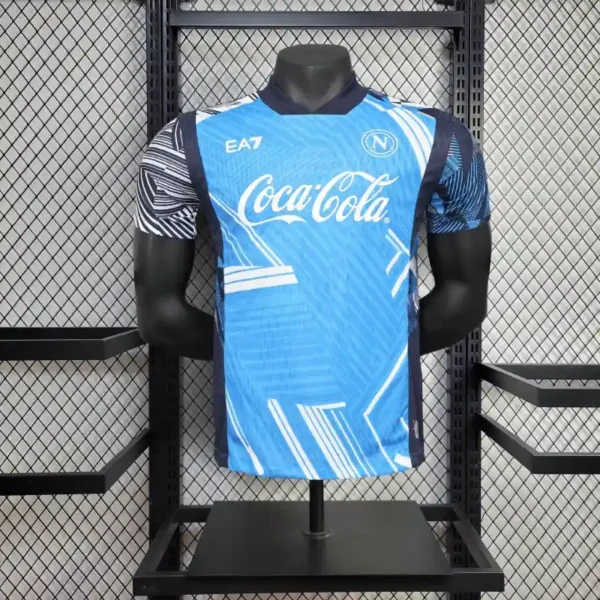 Napoli 2025-26 Blue Geometric Special Edition Jersey Player Version