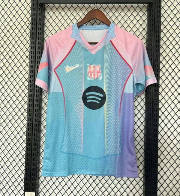 Barcelona 2025-26 Sky Blue Pink Special Edition Jersey