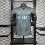 Napoli 2025-26 Grey Samurai Special Edition Jersey Player Version