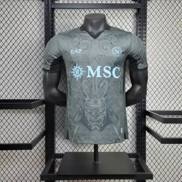 Napoli 2025-26 Grey Samurai Special Edition Jersey Player Version