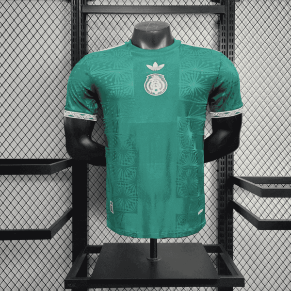 Mexico 2025-26 Gold Cup Edition Green Jersey Player Version