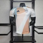Spain 2025-26 White Beige Blue Training Jersey Player Version