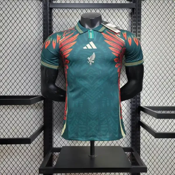 Mexico 2025-26 Green Red Feather Special Edition Jersey Player Version