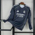 Real Madrid 2025-26 Away Long Sleeve Jersey Fan Version