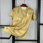 Real Madrid 2025-26 Gold Pre-Match Training Jersey