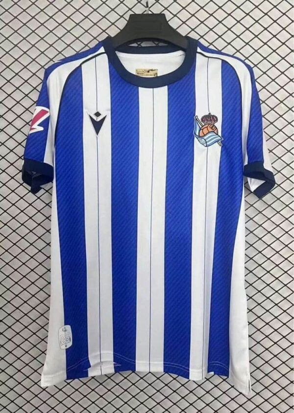 Real Sociedad 2025-26 Home Jersey Fan Version