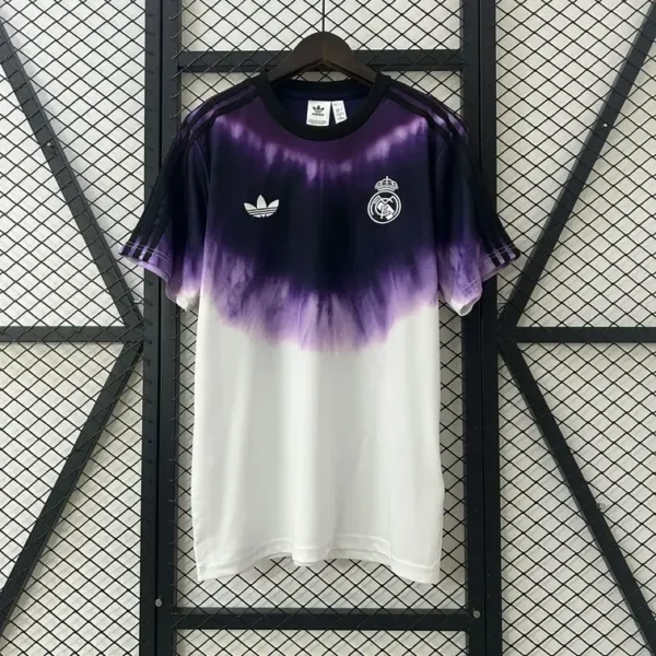 Real Madrid 2025-26 Purple White Tie-Dye Special Edition Jersey