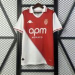 AS Monaco 2025-26 Home Jersey Fan Version