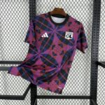 Olympique Lyonnais 2025-26 Purple Geometric Pattern Pre-Match Training Jersey