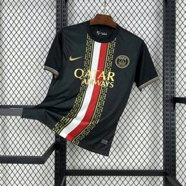 PSG 2025-26 Black and Gold Special Edition Jersey