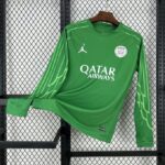 PSG 2025-26 Green Goalkeeper Long Sleeve Jersey