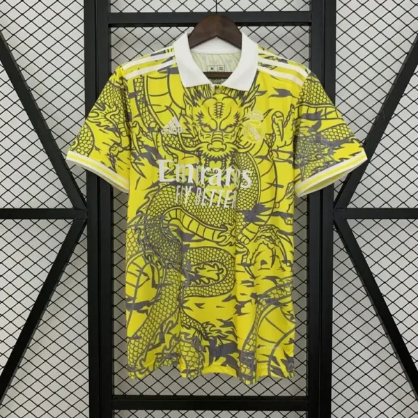 Real Madrid 2025-26 Yellow Dragon Special Edition Jersey