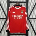 Benfica 2025-26 Home Long Sleeve Jersey Fan Version