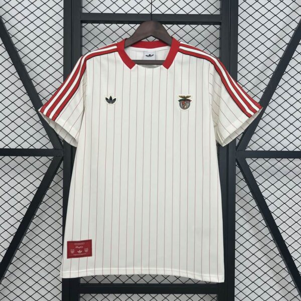 Benfica 2025-26 White Pinstripe Special Edition Jersey