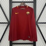 AS Roma 2017-18 Home Retro Long Sleeve Jersey