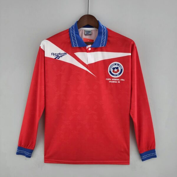 Chile 1998-99 Home Retro Long Sleeve Jersey