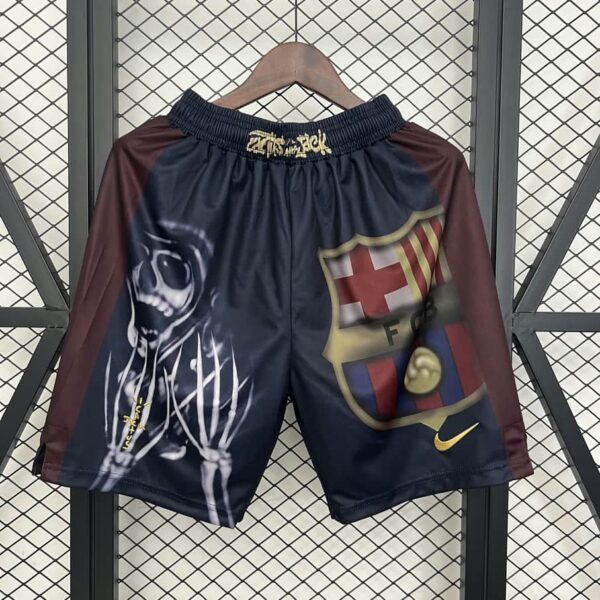 Barcelona Travis Scott Skeleton Shorts