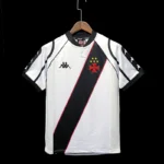 Vasco da Gama 2002-03 White Black Sash Retro Jersey