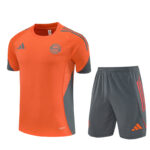 Bayern Munich 2025-26 Orange Short Sleeve Training Kit