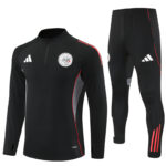 Ajax 2025-26 Black Half Zip Long Sleeve Training Kit