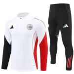 Ajax 2025-26 White Half Zip Long Sleeve Training Kit