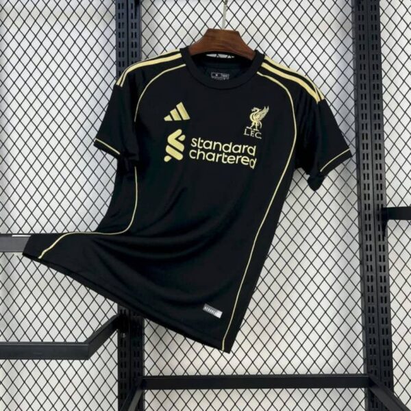 Liverpool 2025-26 Black Gold Special Edition Jersey