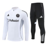 Inter Miami CF 2025-26 White Half Zip Long Sleeve Training Kit