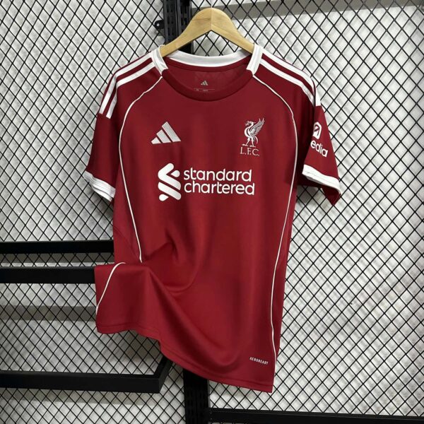 Liverpool 2025-26 Home Jersey Fan Version