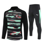 Portugal 2025-26 Green Black (Camo Edition) Half Zip Long Sleeve Training Kit