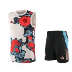 Bayern Munich 2025-26 White Camo Vest Training Kit