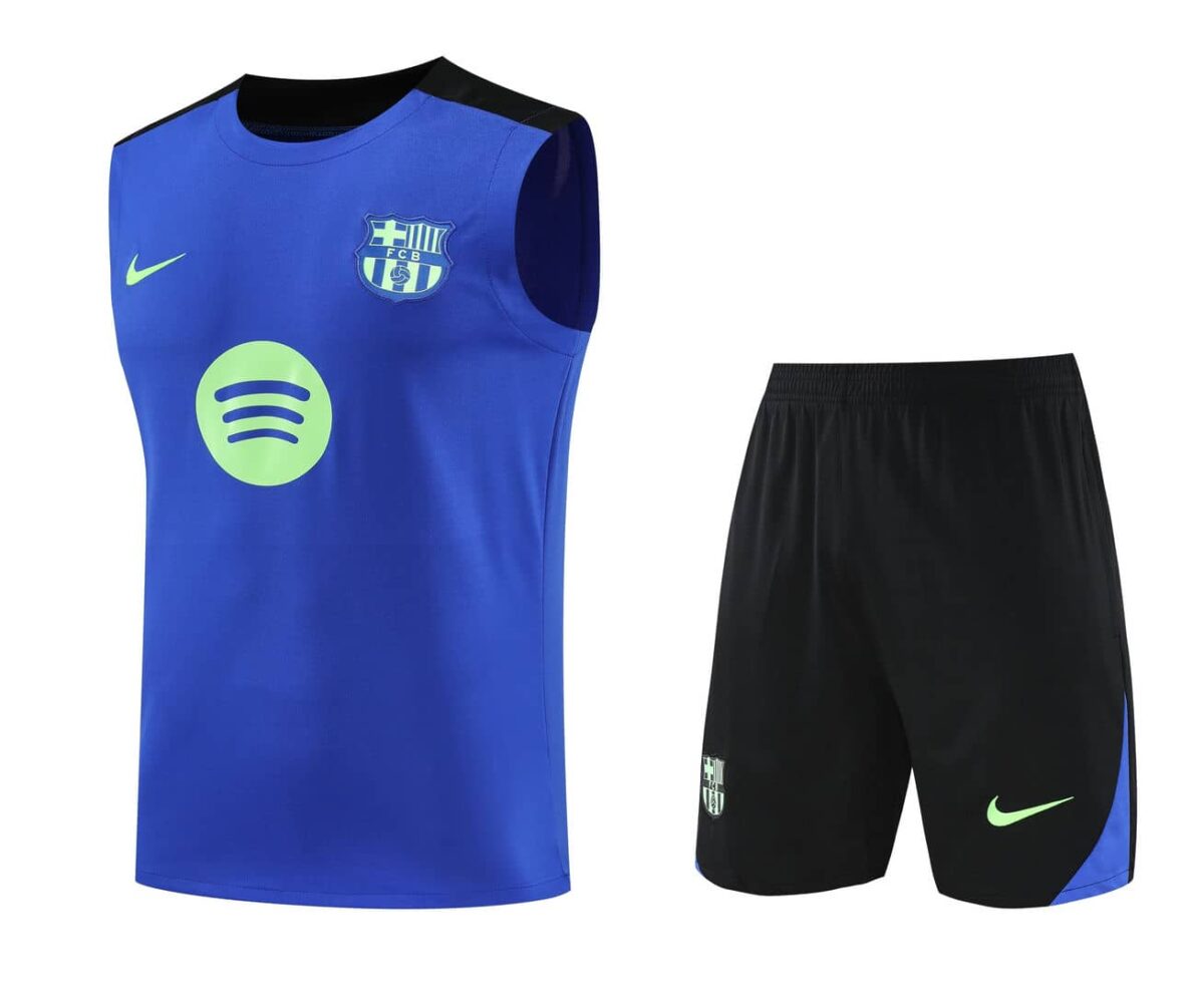 Barcelona 2025-26 Blue Vest Training Kit - Image 1
