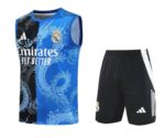 Real Madrid 2025-26 Blue Dragon Vest Training Kit
