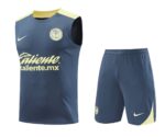 Club America 2025-26 Blue Yellow Vest Training Kit