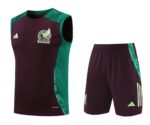 Mexico 2025-26 Maroon Green Vest Training Kit