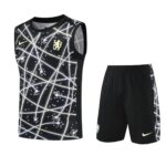 Chelsea 2025-26 Black Galaxy Vest Training Kit
