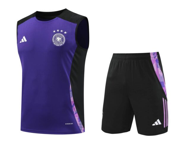 Germany 2025-26 Purple and Black Vest Training Kit