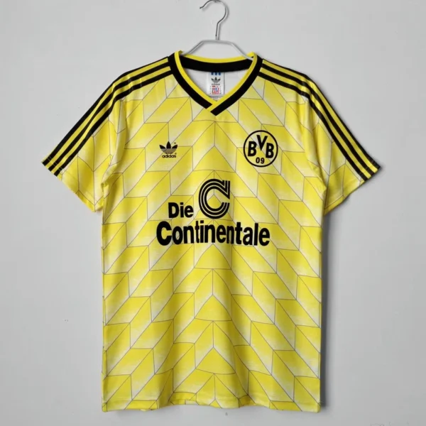 Borussia Dortmund 1988-89 Home Retro Jersey
