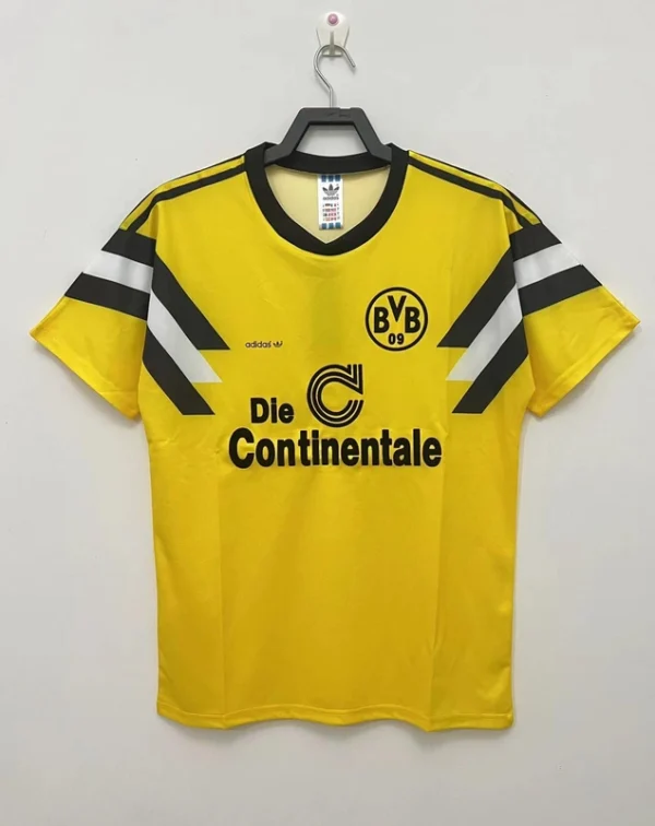 Borussia Dortmund 1989-90 Home Retro Jersey