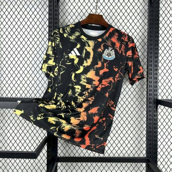 Newcastle United 2025-26 Fire Pre-Match Training Jersey